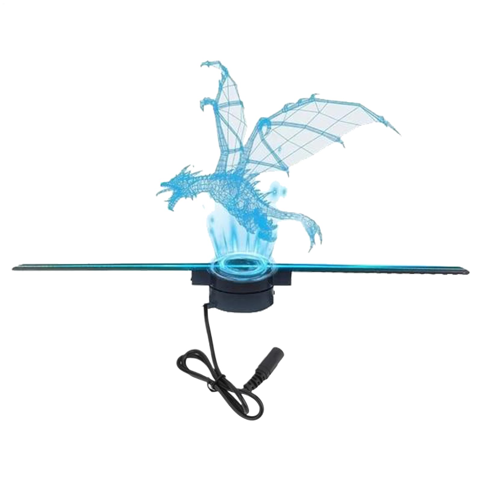 Amazon.co.jp: Hjatirace 3Dホログラムファン,42cm プラグイン式